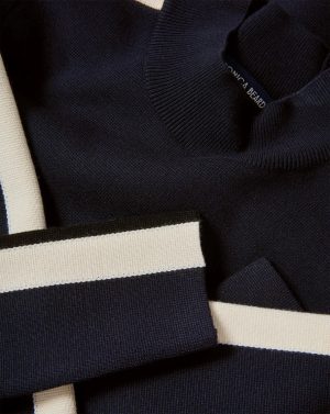 Asante Knit Pullover Navy