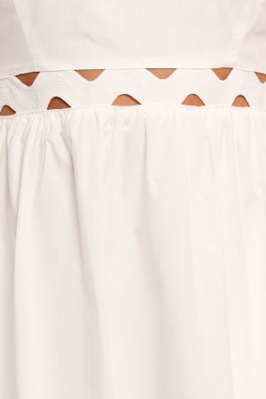 Angelus Midi Dress – White