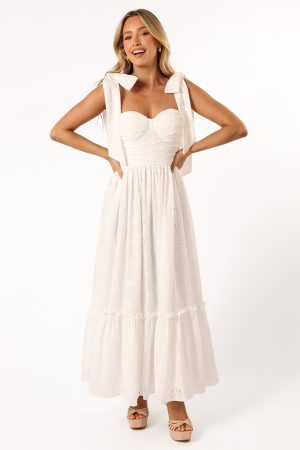Fiora Maxi Dress – White