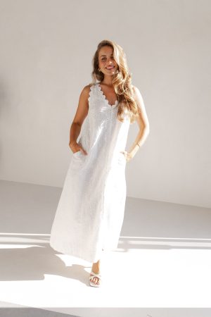 Gabriella Maxi Dress – White