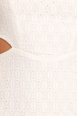 Laura Midi Dress – White